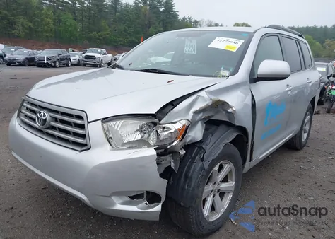 2008 Toyota Highlander z USA, uszkodzony, nr VIN JTEES41A382070067